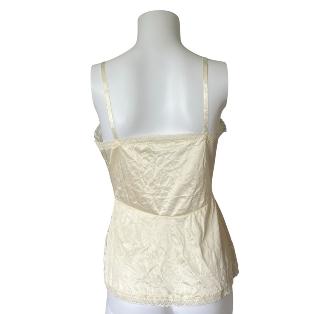Vintage Y2K Lace Trim Camisole Fairy Coquette Romantic Festival lightweight - Picture 3 of 6